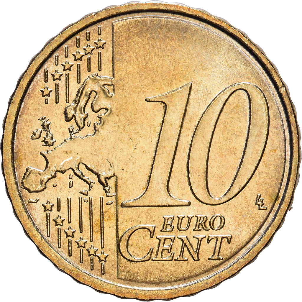 Eslováquia, 10 Centimes, le château de Bratislava, 2009, Kremnica, Nordic