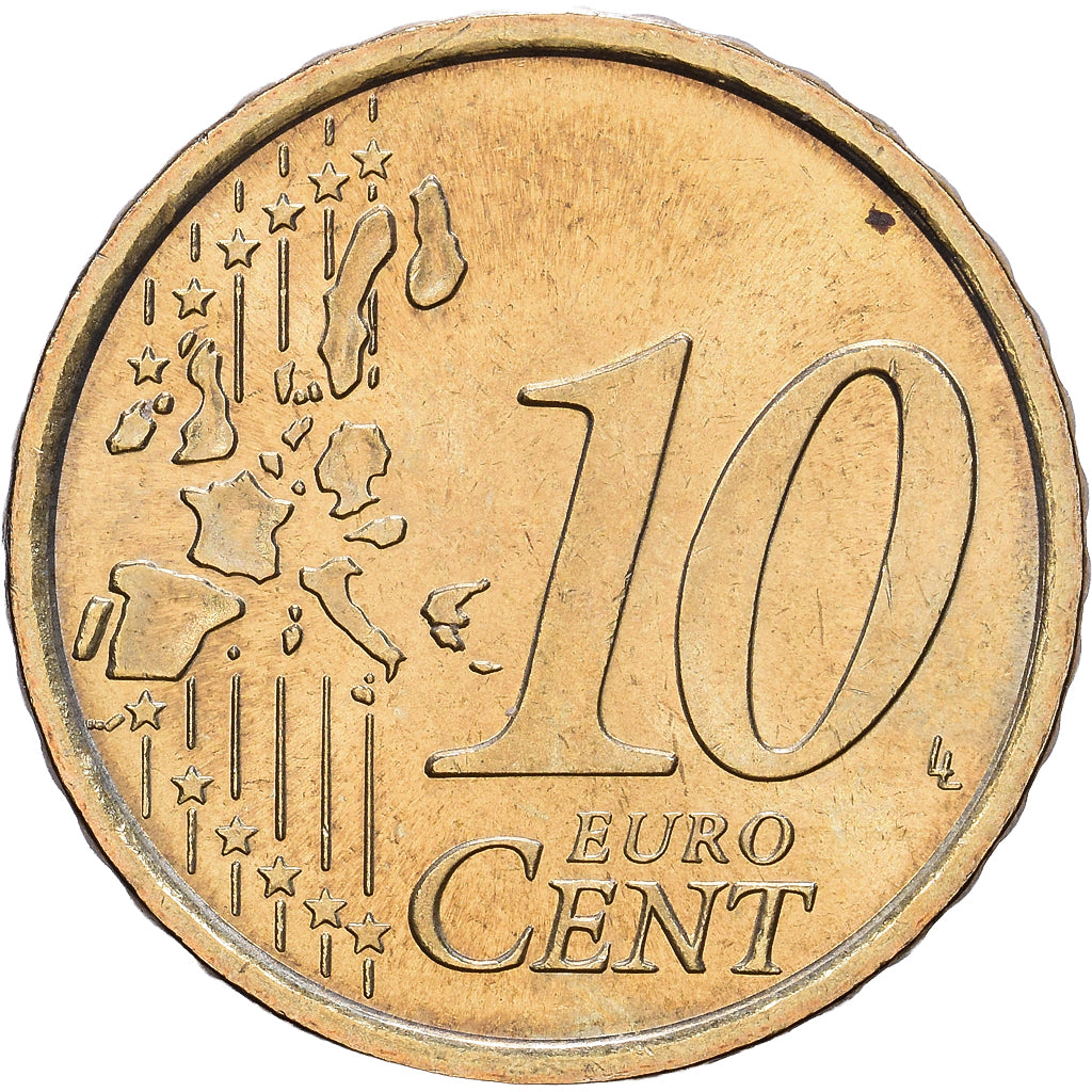San Marino, 10 Centimes, 2004, Rome, Nordic gold, MS(60-62)