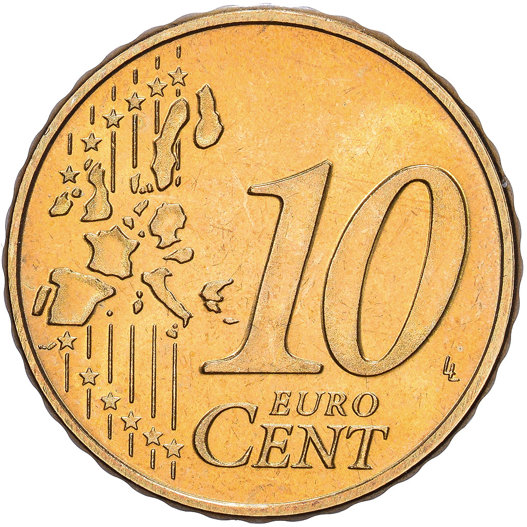 Luxemburg, Henri I, 10 Centimes, 2002, Vantaa, Nordic gold, PR