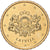 Letland, 10 Centimes, 2014, Stuttgart, Nordic gold, PR+