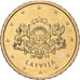 Letland, 10 Centimes, 2014, Stuttgart, Nordic gold, PR+