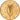 REPUBLIEK IERLAND, 10 Centimes, golden, 2002, Nordic gold, PR+