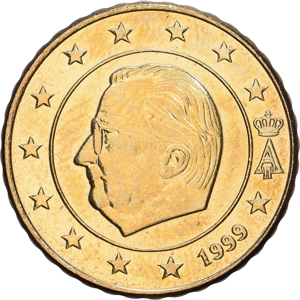 Belgien, Albert II, 10 Centimes, 1999, Brussels, Nordic gold, UNZ