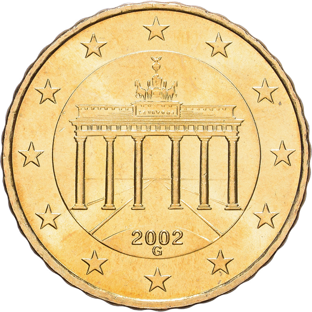 Deutschland, 10 Centimes, 2002, Karlsruhe, Nordic gold, UNZ
