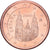 Espanha, 5 Centimes, Burgos cathedral, 2000, Madrid, Aço Cromado a Cobre
