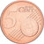 Eslováquia, 5 Centimes, la crête Krivan, 2009, Kremnica, Acier plaqué cuivre