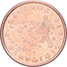 Slovenië, 5 Centimes, 2007, Vantaa, Copper Plated Steel, PR+