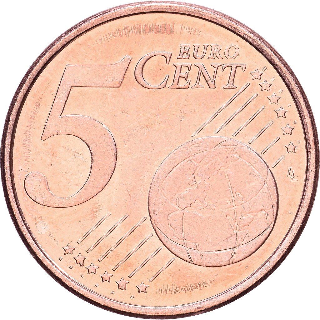 Slovenië, 5 Centimes, 2007, Vantaa, Copper Plated Steel, PR+