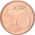 Itália, 5 Centimes, 2002, Aço Cromado a Cobre, MS(63)