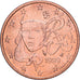 França, 5 Centimes, 1999, Pessac, Aço Cromado a Cobre, AU(55-58), KM:1284