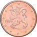 Finland, 5 Centimes, 1999, Vantaa, Copper Plated Steel, PR+