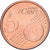 Finlândia, 5 Centimes, 2001, Vantaa, Aço Cromado a Cobre, MS(63)
