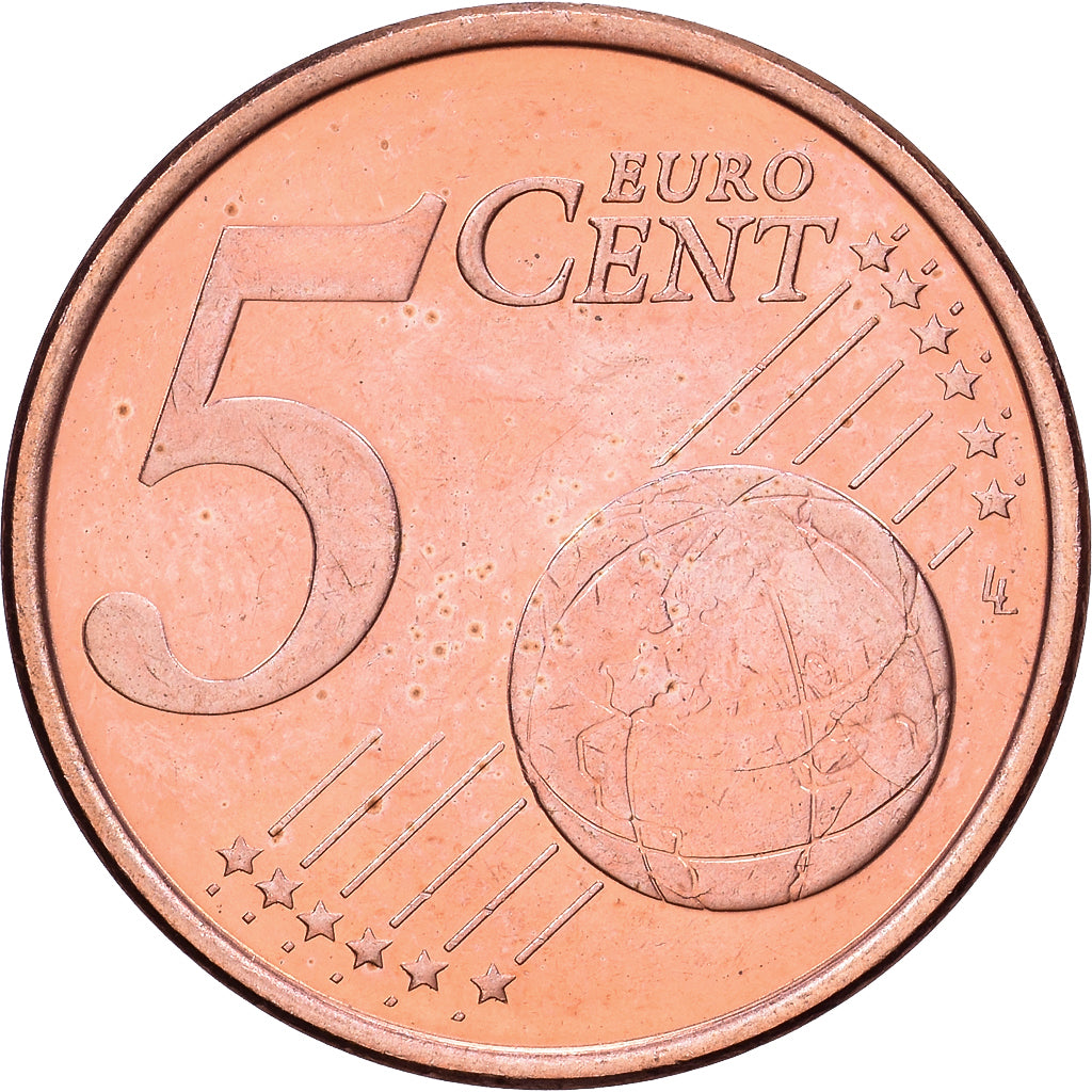 Cyprus, 5 Centimes, 2008, Vantaa, Copper Plated Steel, PR