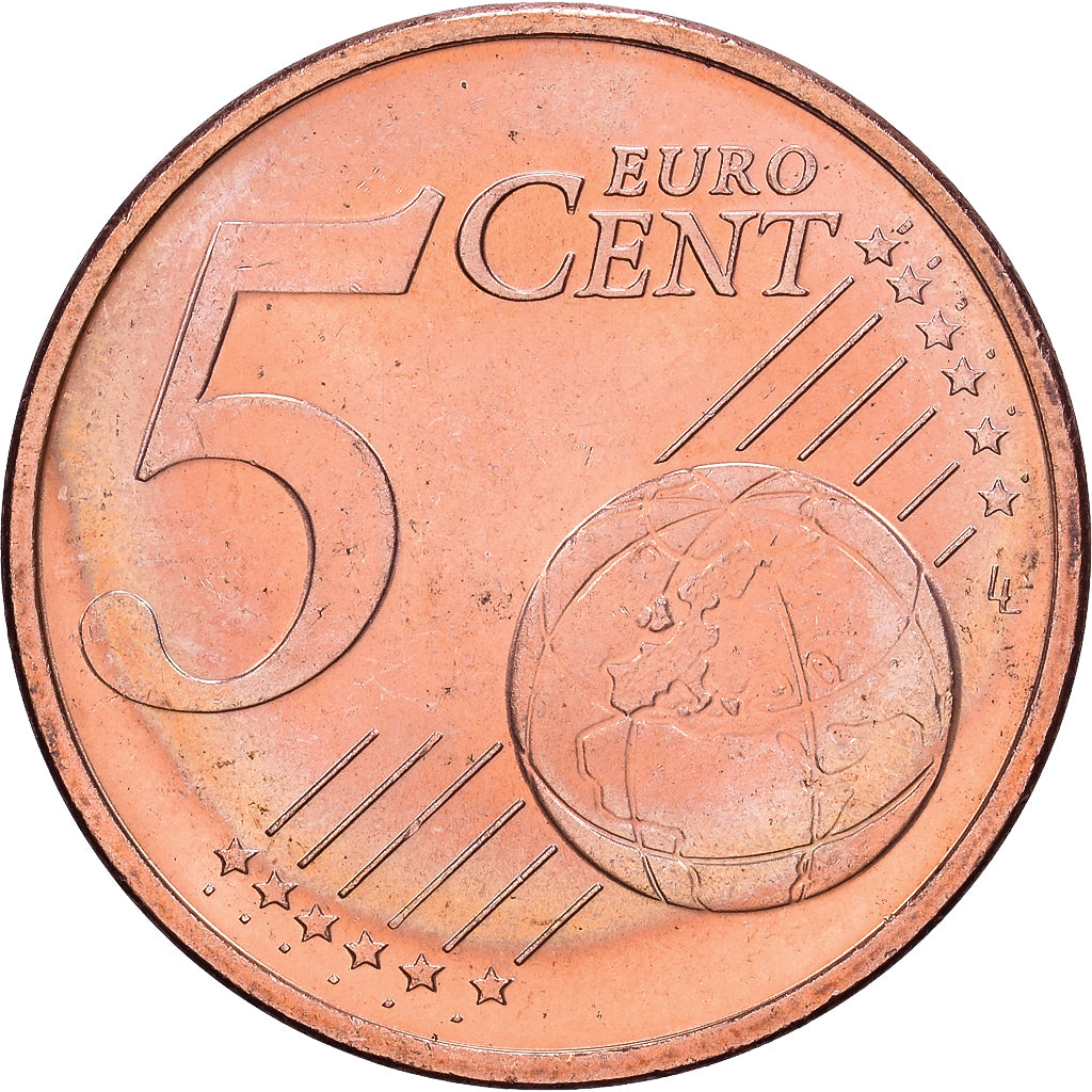 Oostenrijk, 5 Centimes, 2002, Vienna, Copper Plated Steel, UNC-