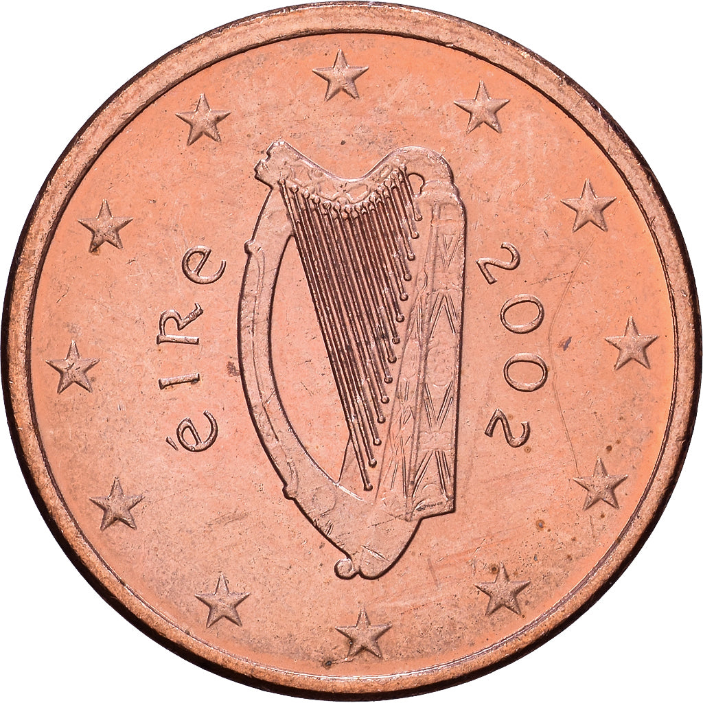 REPUBLIEK IERLAND, 5 Centimes, 2002, Vienna, Acier plaqué cuivre, PR, KM:34