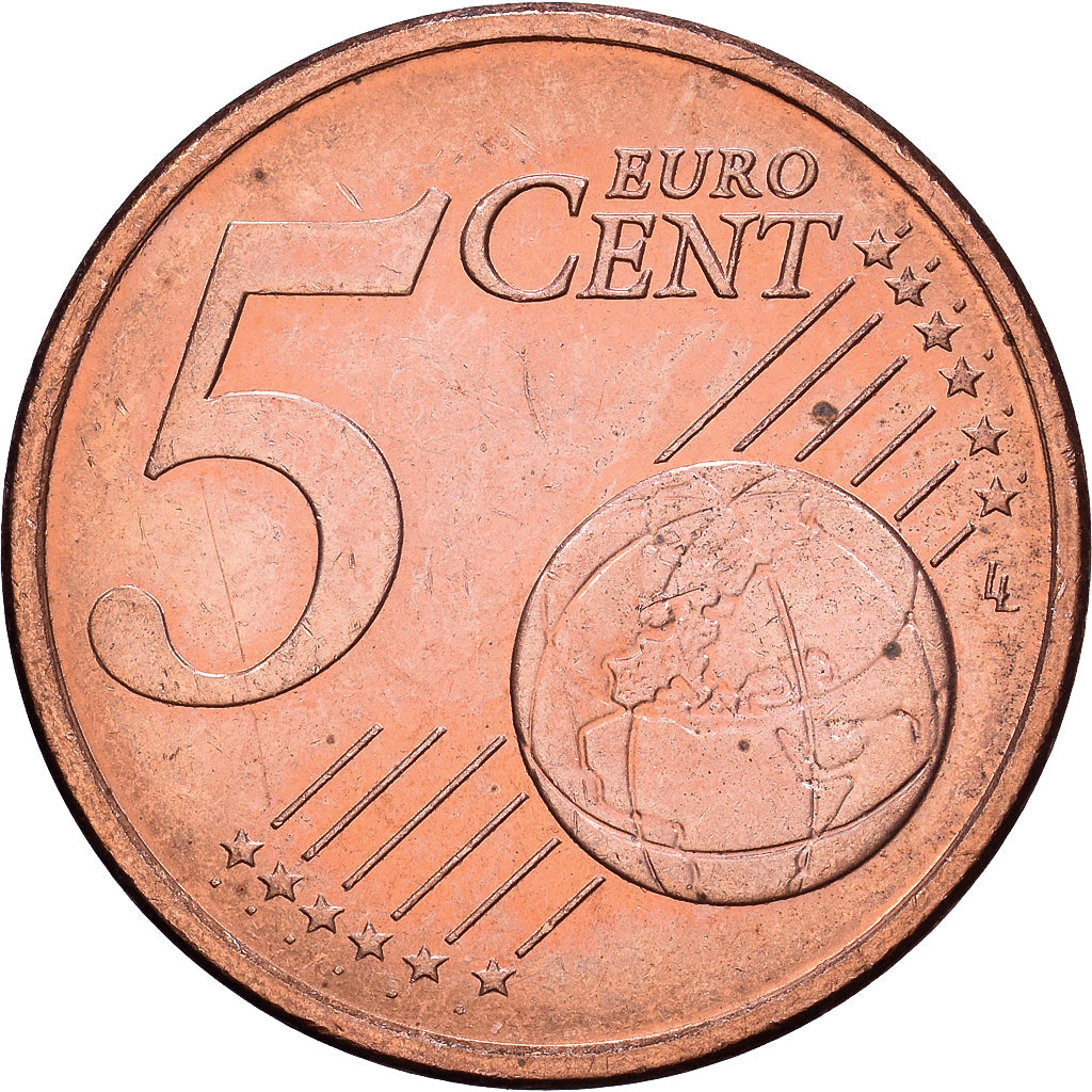 REPUBLIEK IERLAND, 5 Centimes, 2002, Vienna, Acier plaqué cuivre, PR, KM:34