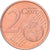 Slovenië, 2 Centimes, 2007, Vantaa, Copper Plated Steel, ZF
