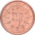 Portugal, 2 Centimes, 2002, Lisbon, Copper Plated Steel, PR+