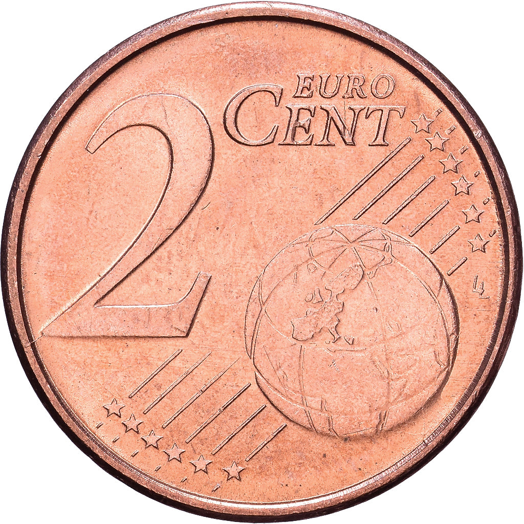 Nederland, Beatrix, 2 Centimes, 2000, Utrecht, Copper Plated Steel, PR+