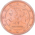Lithouwen, 2 Centimes, 2015, Vilnius, Copper Plated Steel, UNC-