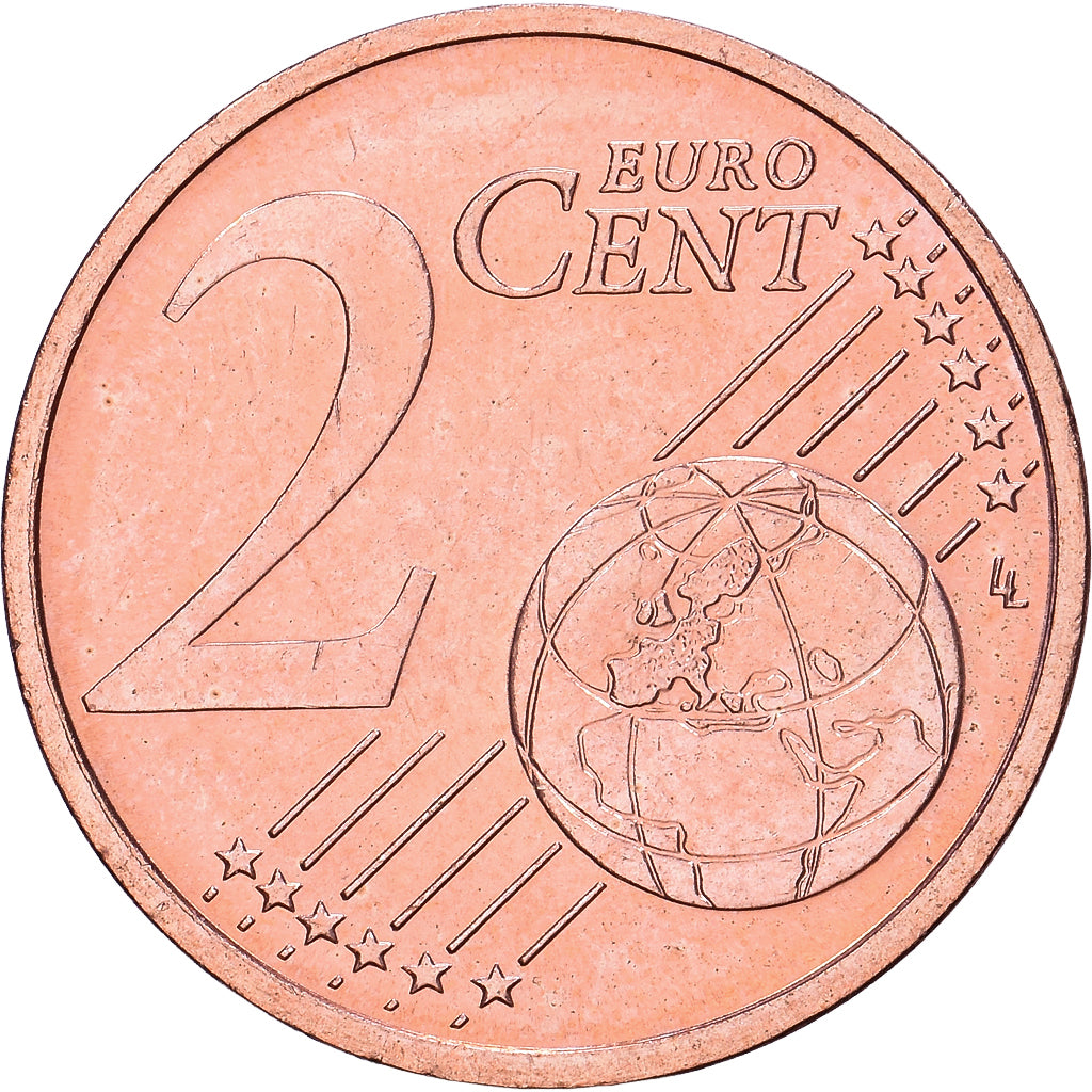 Letland, 2 Centimes, Proof, 2014, Stuttgart, Copper Plated Steel, UNC-