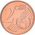 Itália, 2 Centimes, 2002, Rome, Aço Cromado a Cobre, AU(55-58)