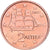 Griekenland, 2 Centimes, 2002, Athens, Copper Plated Steel, UNC-