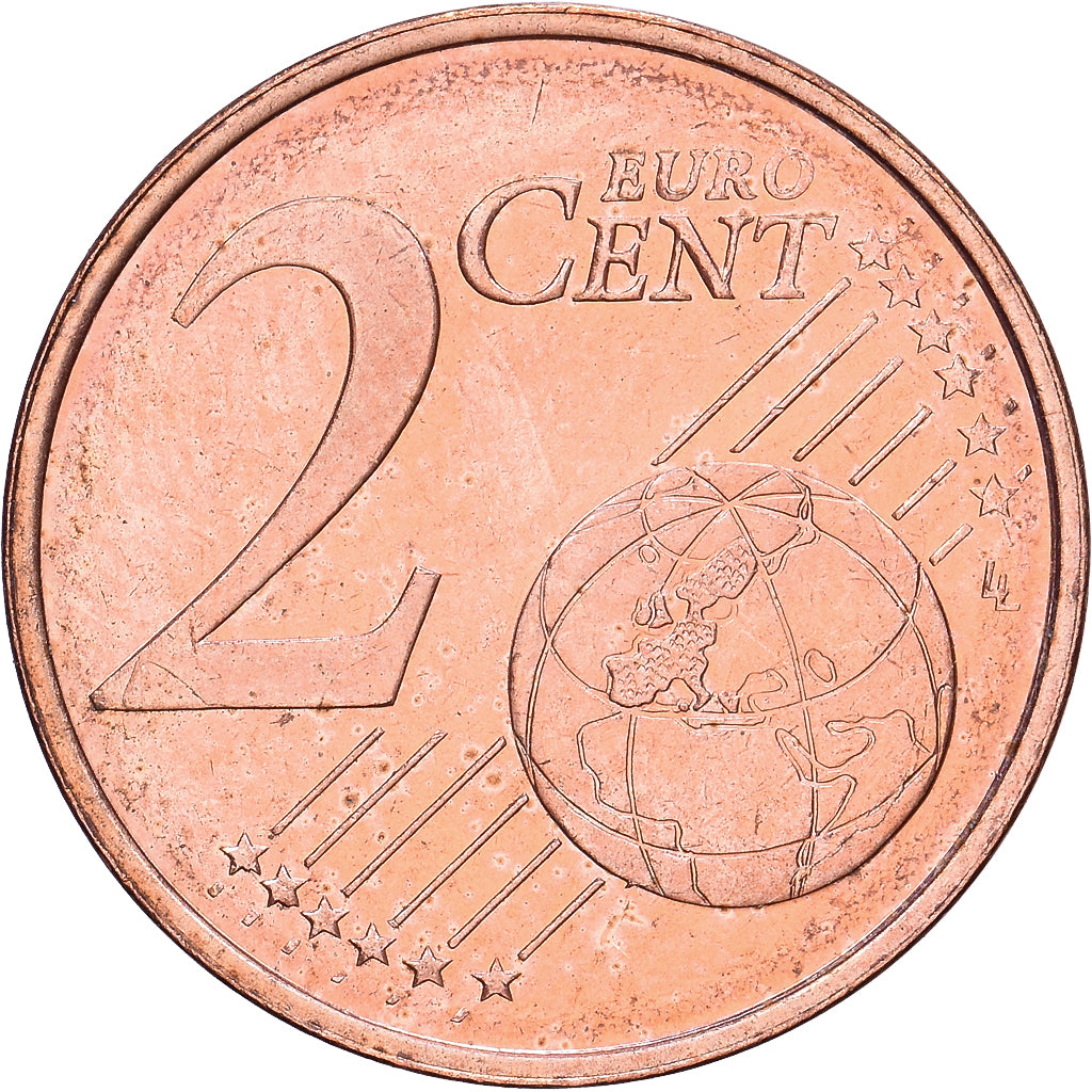 Cyprus, 2 Centimes, 2008, Vantaa, Copper Plated Steel, PR