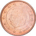 België, Albert II, 2 Centimes, 2000, Brussels, Copper Plated Steel, PR