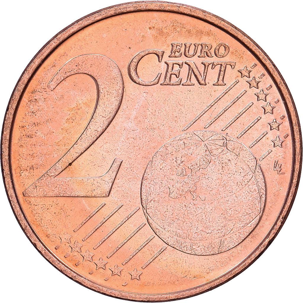 België, Albert II, 2 Centimes, 2000, Brussels, Copper Plated Steel, PR