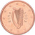 REPUBLIEK IERLAND, 2 Centimes, 2002, Vantaa, Acier plaqué cuivre, PR+, KM:33