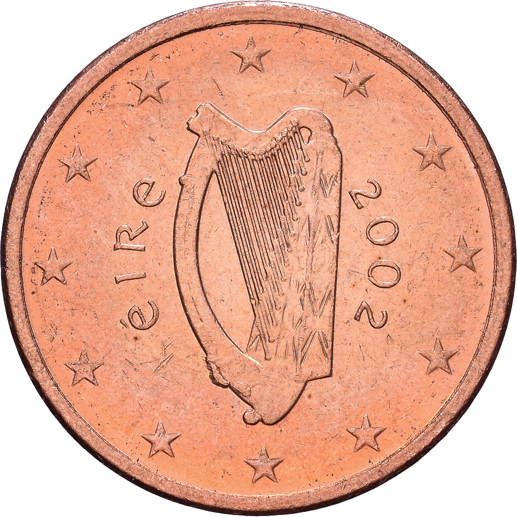 REPUBLIEK IERLAND, 2 Centimes, 2002, Vantaa, Acier plaqué cuivre, PR, KM:33