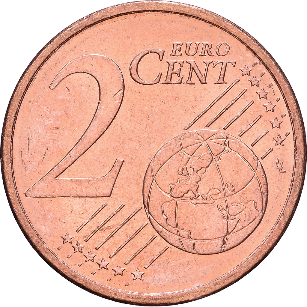 REPUBLIEK IERLAND, 2 Centimes, 2002, Vantaa, Acier plaqué cuivre, PR, KM:33