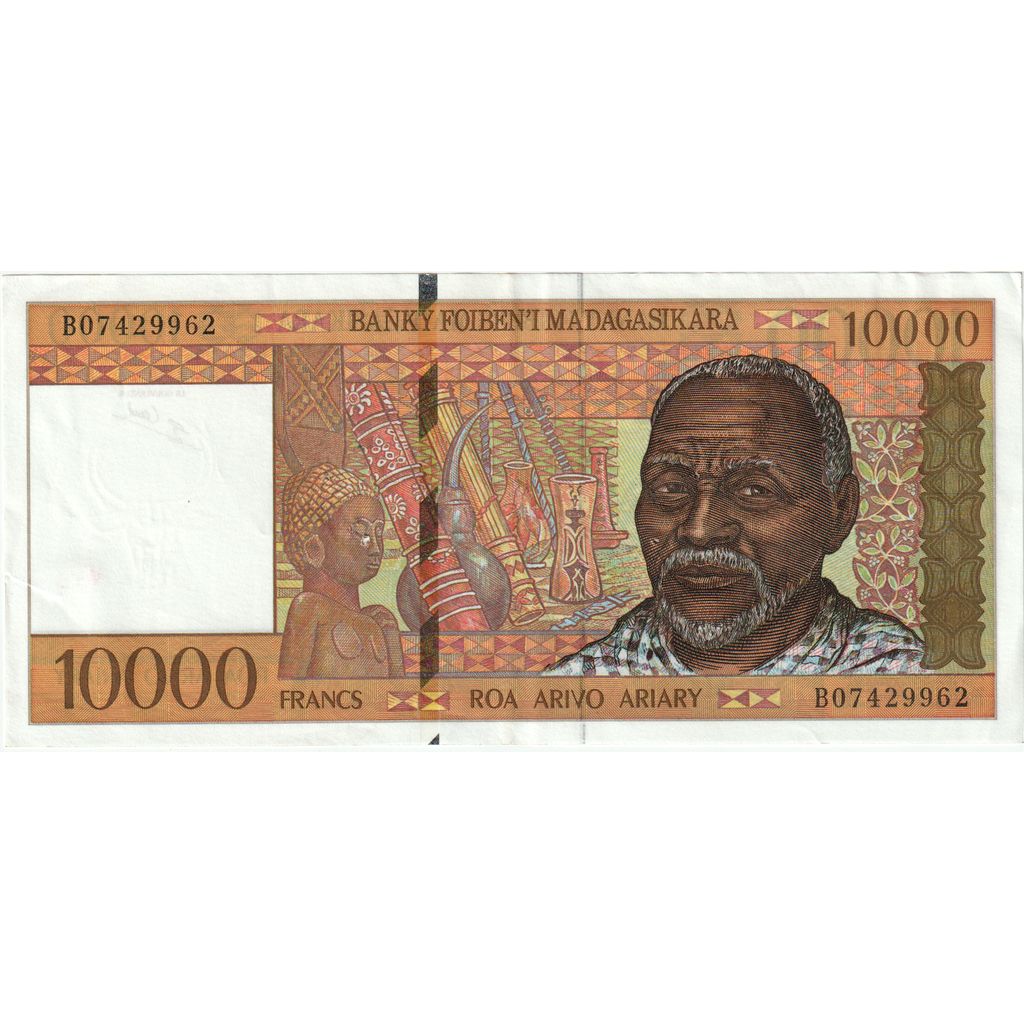 Madagascar, 10,000 Francs = 2000 Ariary, VZ