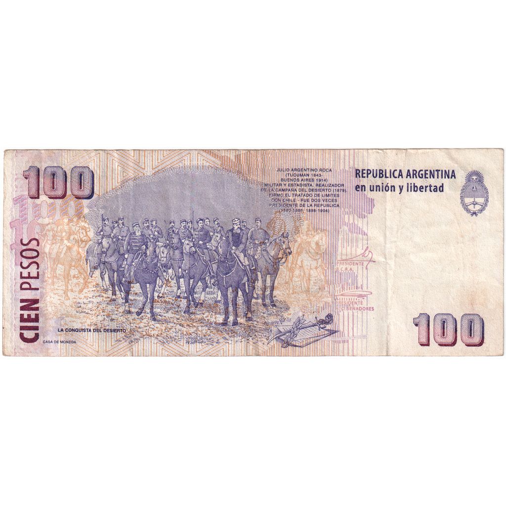 Argentinië, 100 Pesos, TB+