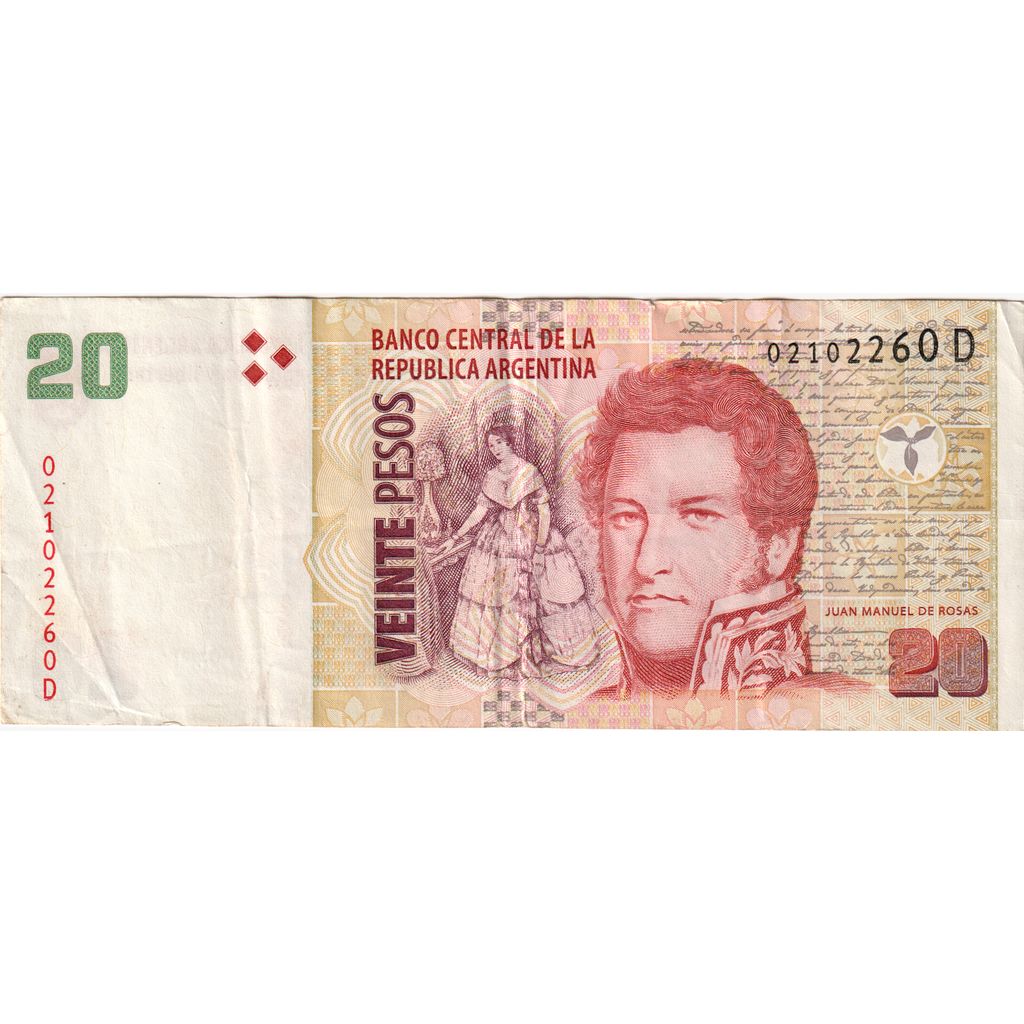Argentina, 20 Pesos, VF(30-35)