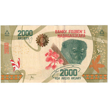 Nota, Madagáscar, 2000 Ariary, EF(40-45)