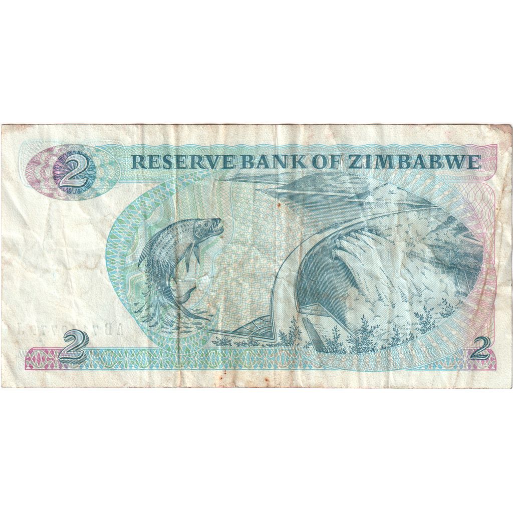 Zimbabwe, 2 Dollars, MB