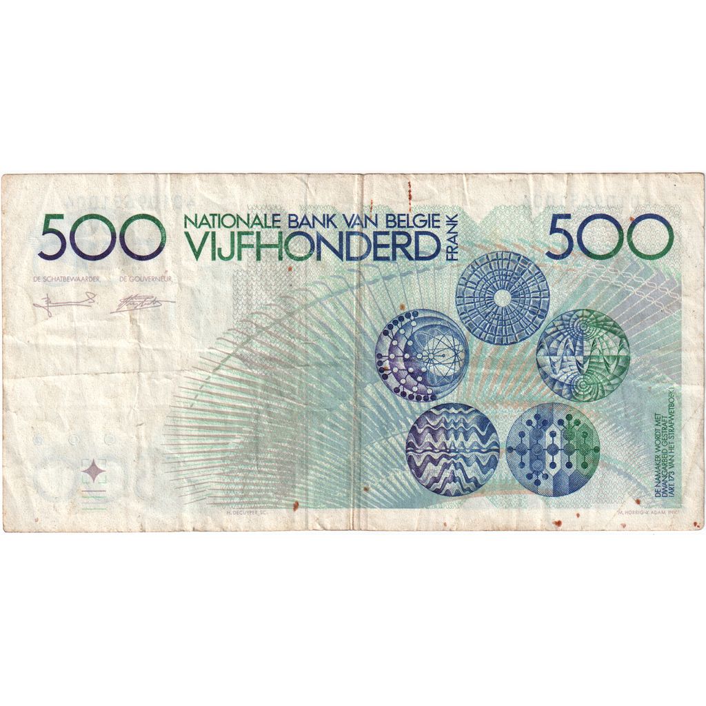 Belgien, 500 Francs, SGE