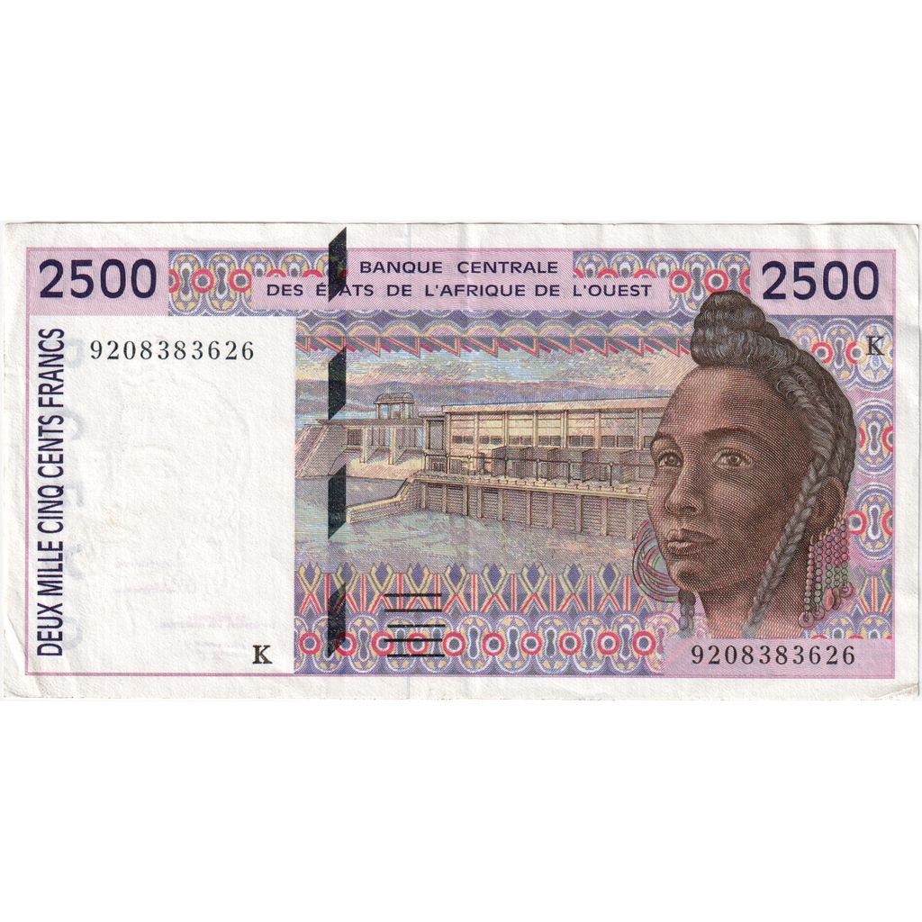 West Afrikaanse Staten, 2500 Francs, TTB+