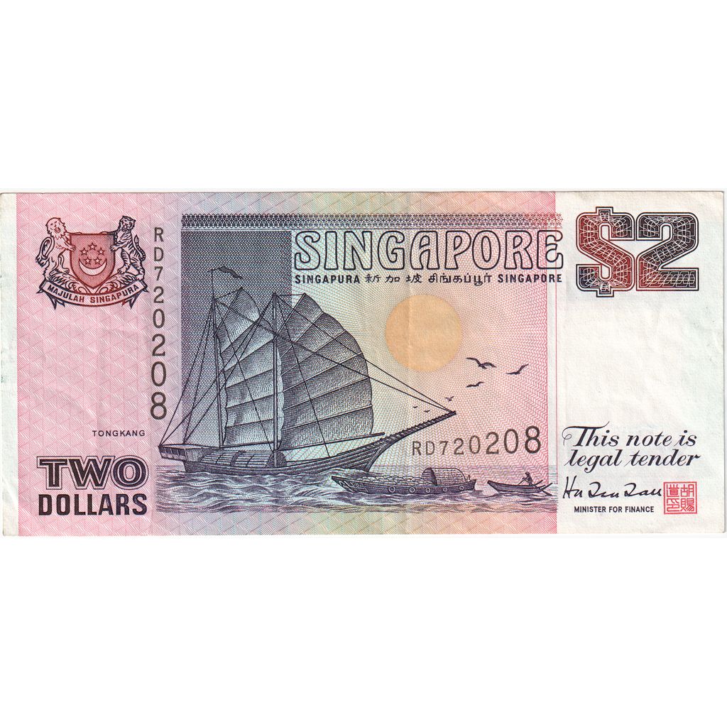 Singapur, 2 Dollars, TTB