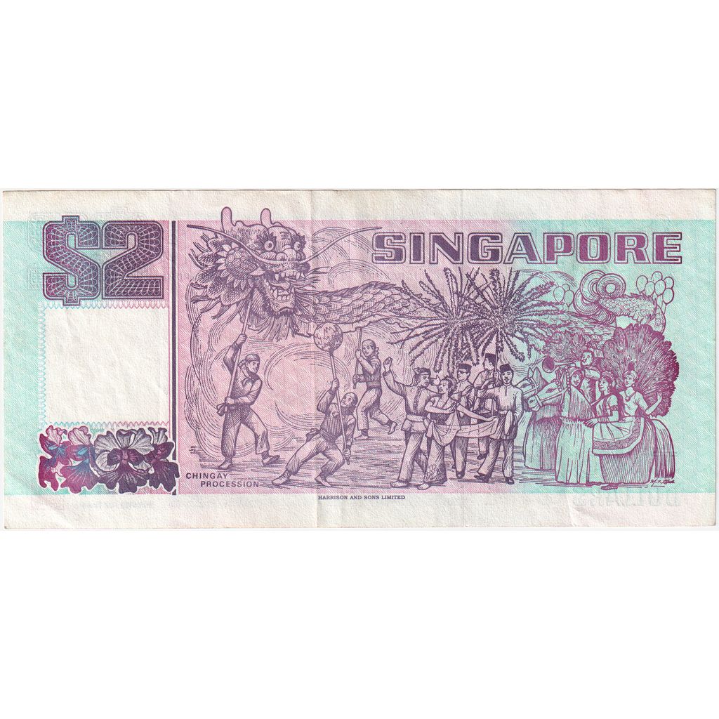Singapur, 2 Dollars, TTB