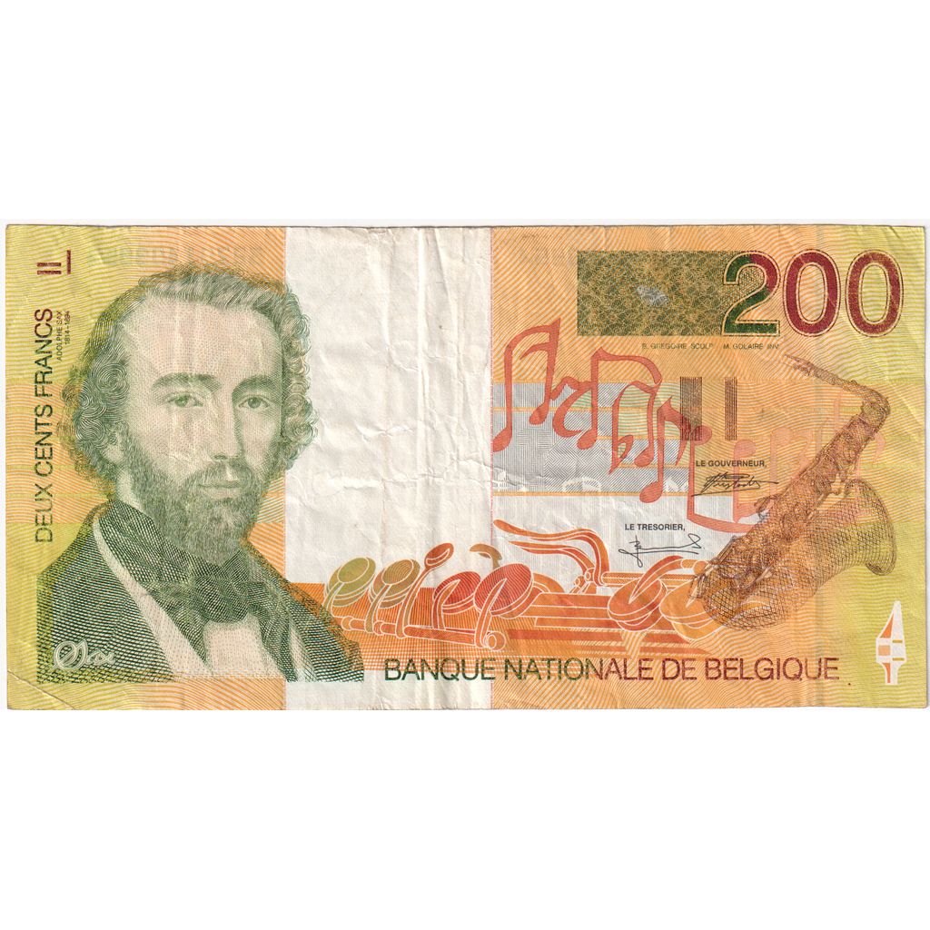 België, 200 Francs, TB+