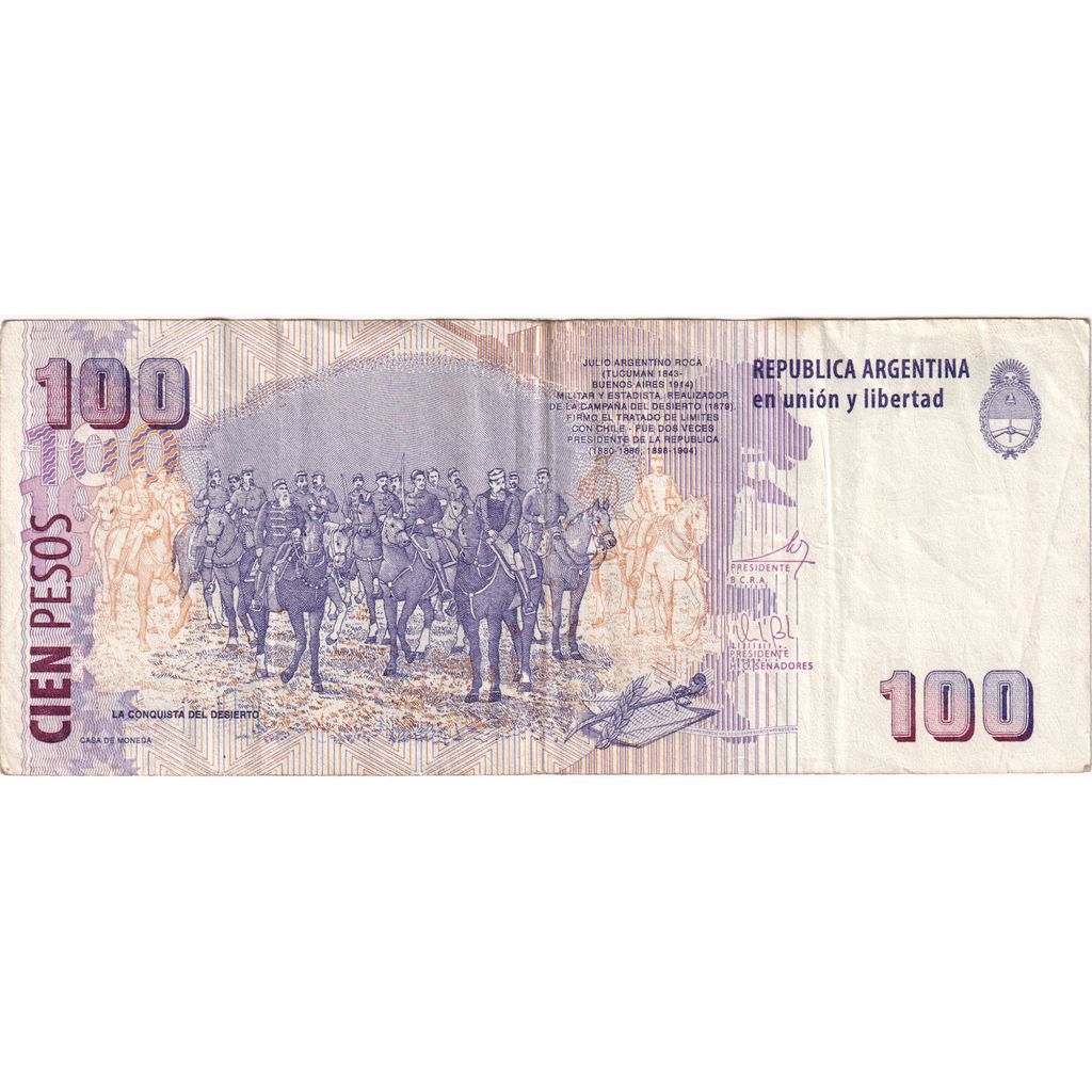 Argentina, 100 Pesos, MB
