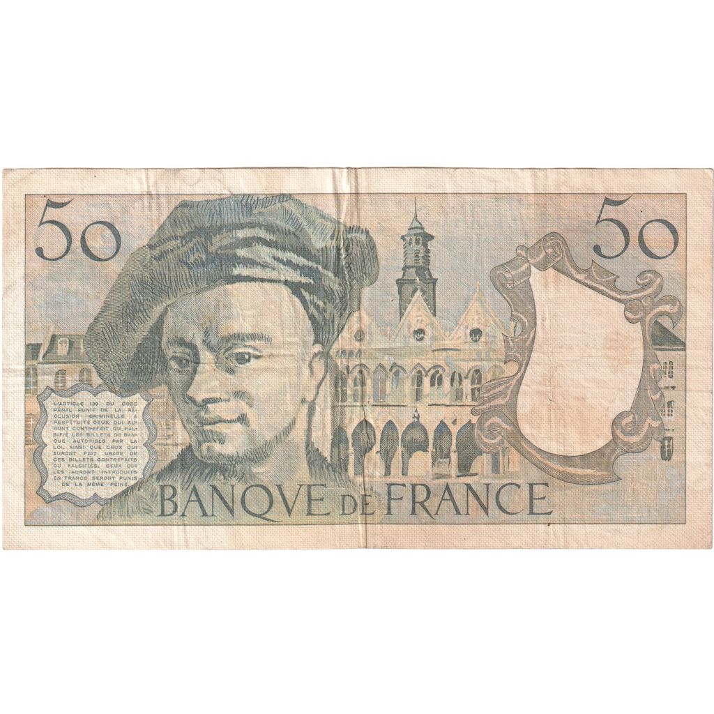Francia, 50 Francs, Quentin de La Tour, T38062072, BB
