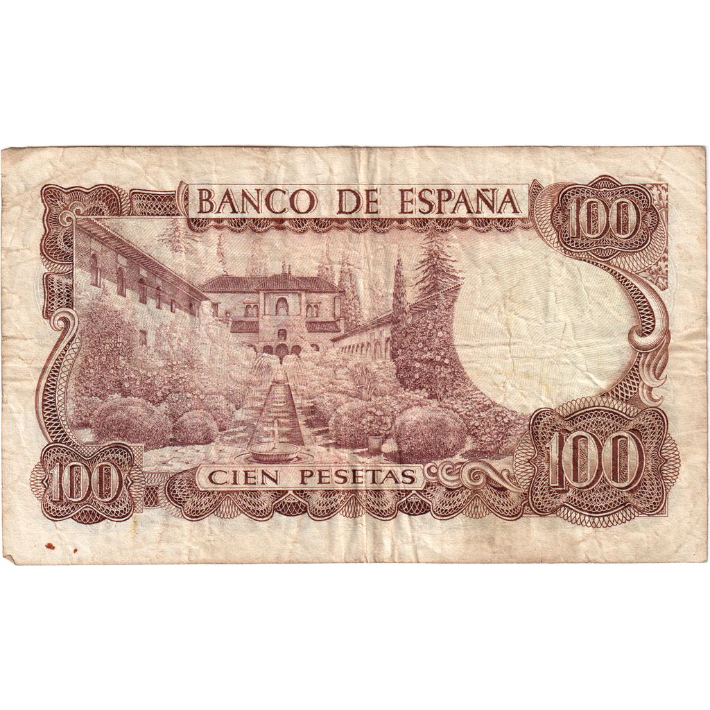 Spagna, 100 Pesetas, 1970-11-17, MB+