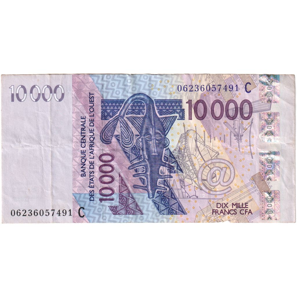 West African States, 10,000 Francs, SS