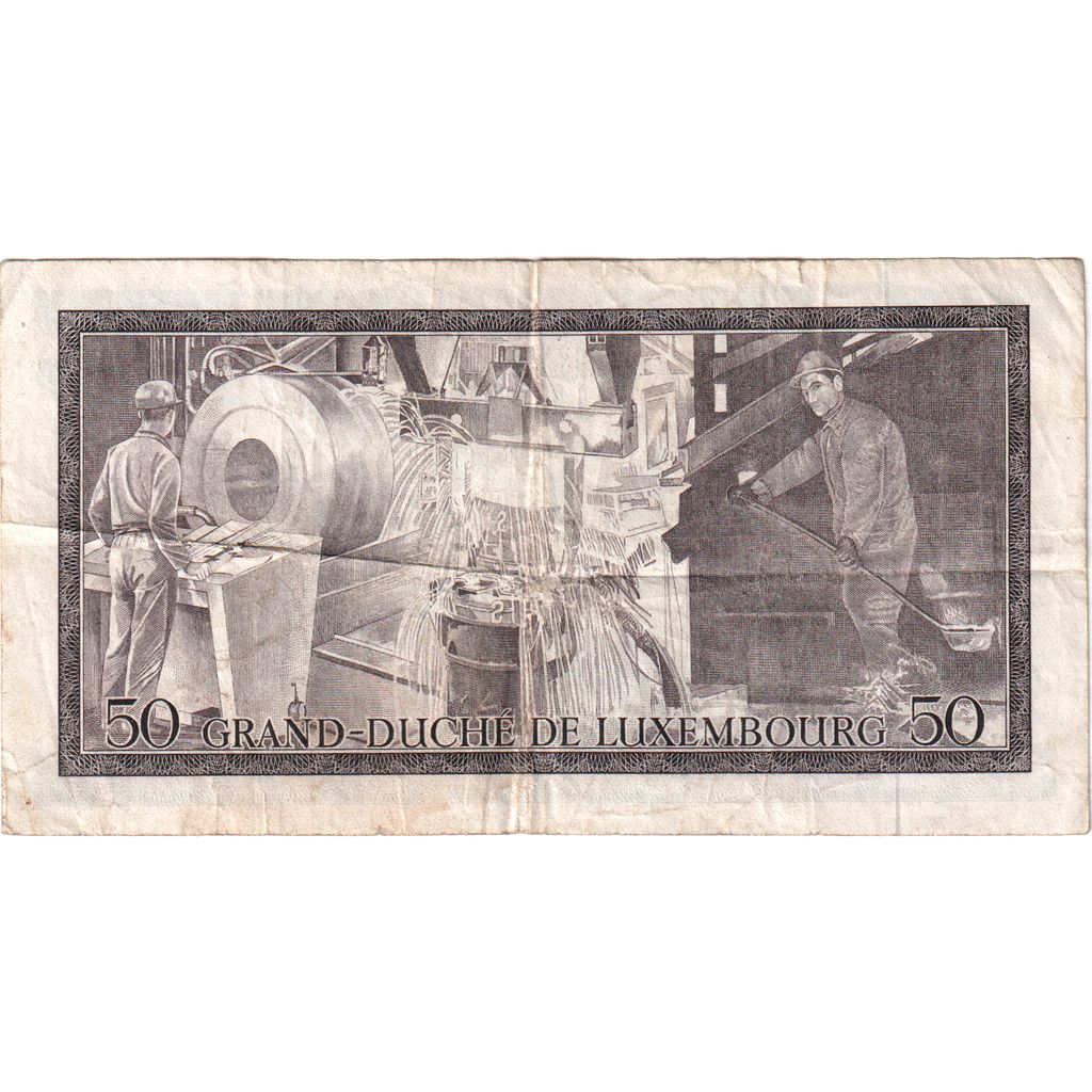 Lussemburgo, 50 Francs, 1972-08-25, MB