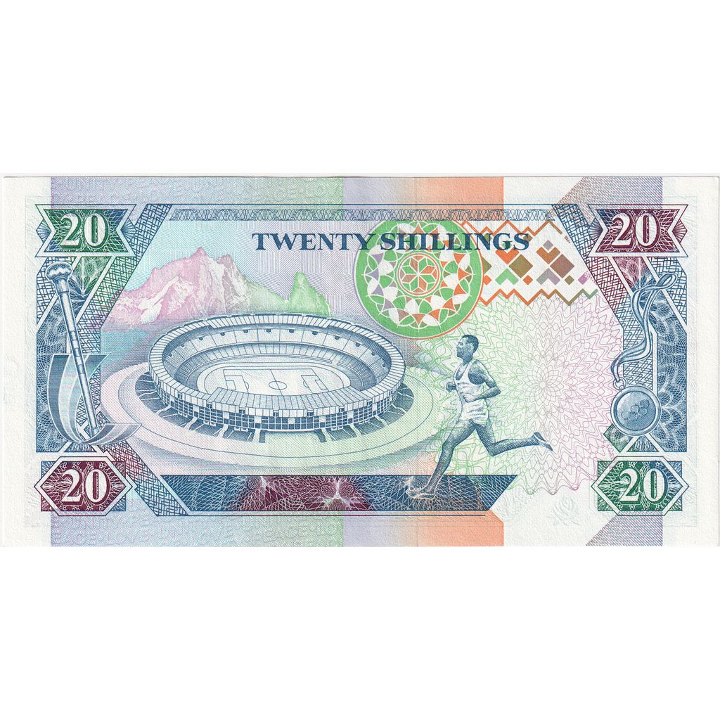 Kenia, 20 Shillings, 1993-09-14, NIEUW