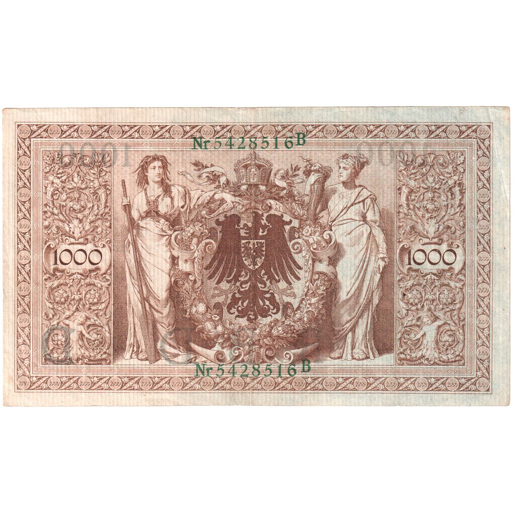 Germania, 1000 Mark, 1910-04-21, MB+